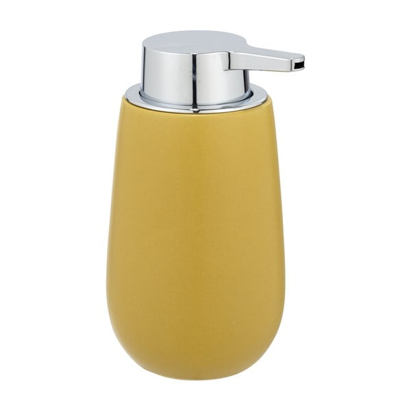 Dispenser di sapone in ceramica gialla 0,32 l Badi - Wenko