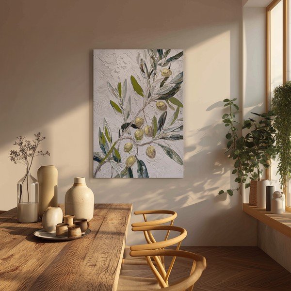 Dipinto stampato con cornice inclusa 70x100 cm Summer Branch – Styler-image-2