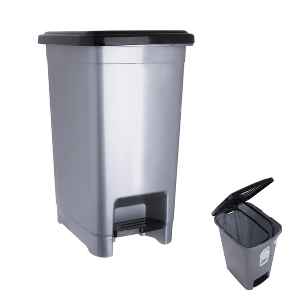 Bidone in plastica a pedale 15 L Slim - Orion