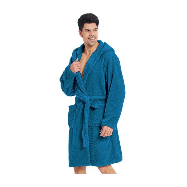 Accappatoio unisex blu scuro in microfibra Sleepyhead, taglia XXXL - DecoKing-image-1