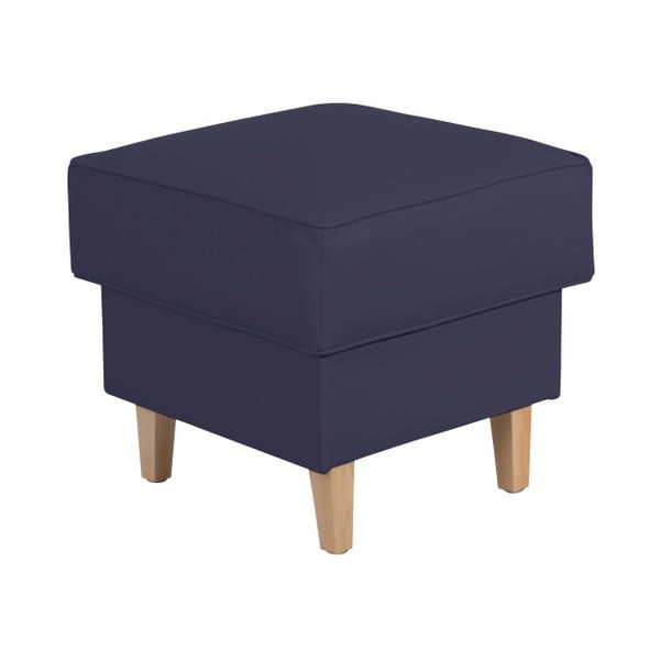 Pouf Lorris in similpelle blu scuro - Max Winzer