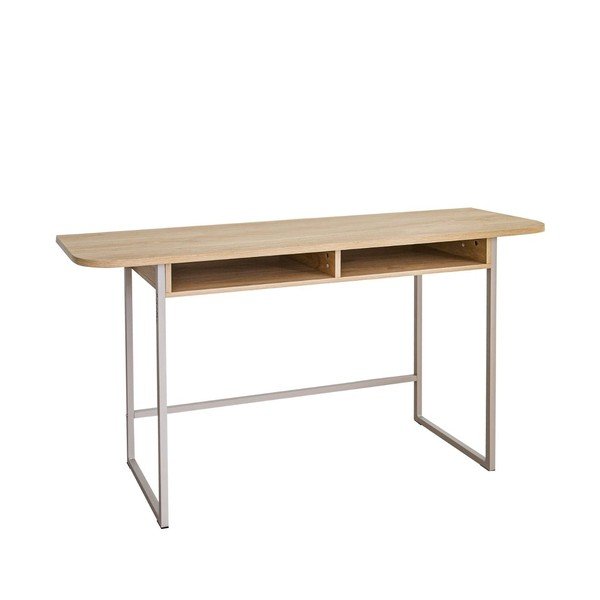 Tavolo consolle di colore naturale con effetto rovere 40x140 cm Darlington – Actona-image-4