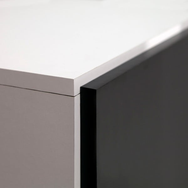 Scarpiera nera con corpo in bambù bianco - Symbiosis-image-4