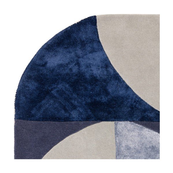 Tappeto in lana blu scuro 160x230 cm Indigo - Asiatic Carpets-image-4