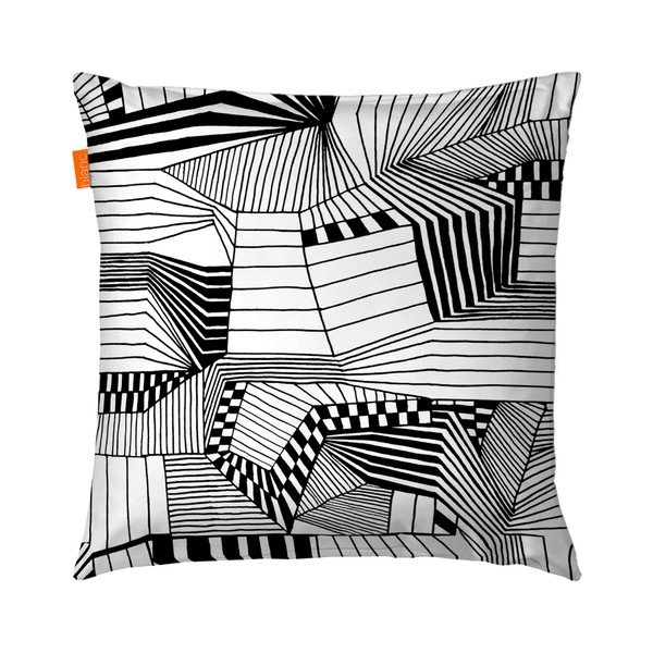 Set di 2 federe in cotone bianco Garden - Blanc-image-1