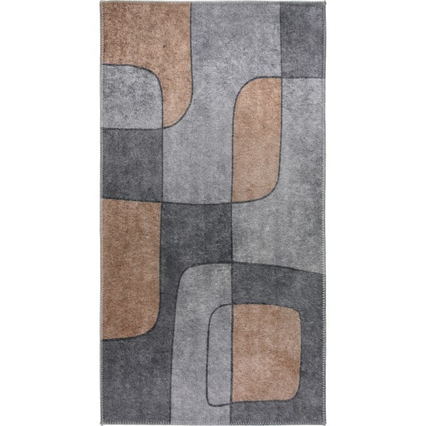 Tappeto lavabile grigio 160x230 cm - Vitaus