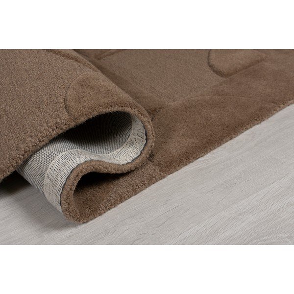 Tappeto di lana marrone Gigi, 120 x 170 cm - Flair Rugs-image-2