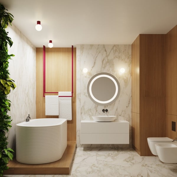 Plafoniera burgundy con paralume in vetro ø 12 cm Orbital – Sollux-image-4