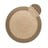Tappeto rotondo in juta bifacciale/tessuto a mano grigio-beige ø 120 cm Jutta Greige - Hanse Home