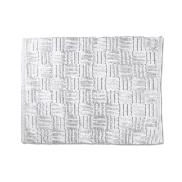 Tappeto da bagno in cotone bianco, 55 x 65 cm Leana - Kela