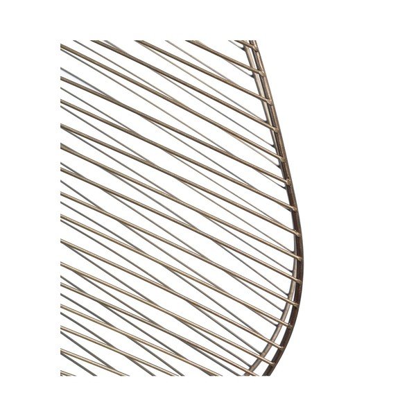 Lampadario di colore oro con paralume in metallo - Ixia-image-4