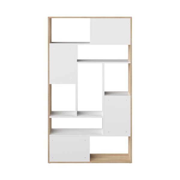 Libreria bianca in rovere 91x163 cm Seoul - TemaHome-image-4