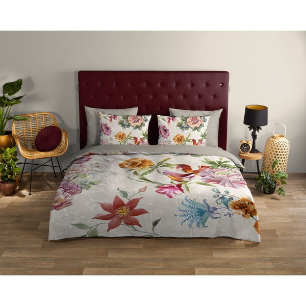 Biancheria in cotone beige per letto singolo 140x200 cm - Good Morning-image-1