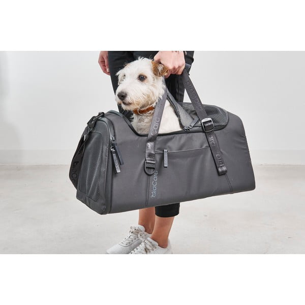 Trasportino per cani 28x55 cm Volata Asphalt S/M - MiaCara-image-1