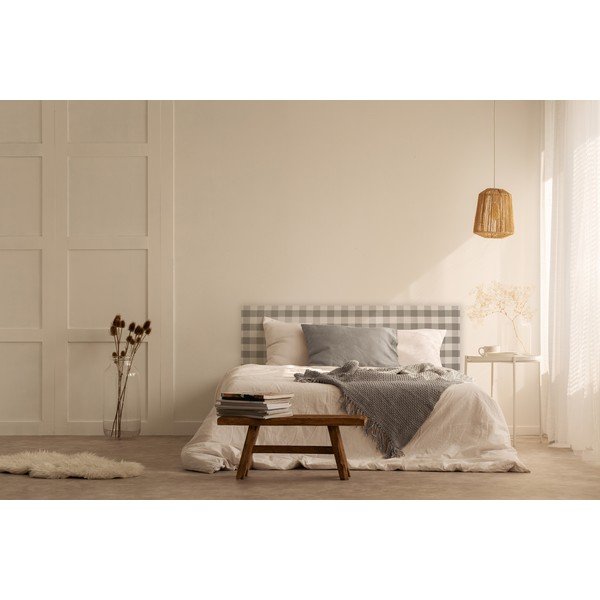 Testata imbottita grigia 165x52 cm Billie - Really Nice Things-image-2