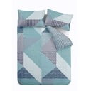 Set copripiumino e federa color foglia di tè per letto matrimoniale 200x200 cm Larsson Geo – Catherine Lansfield