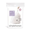 Sacchetti della spazzatura con chiusura 20 pz 45 l M - simplehuman