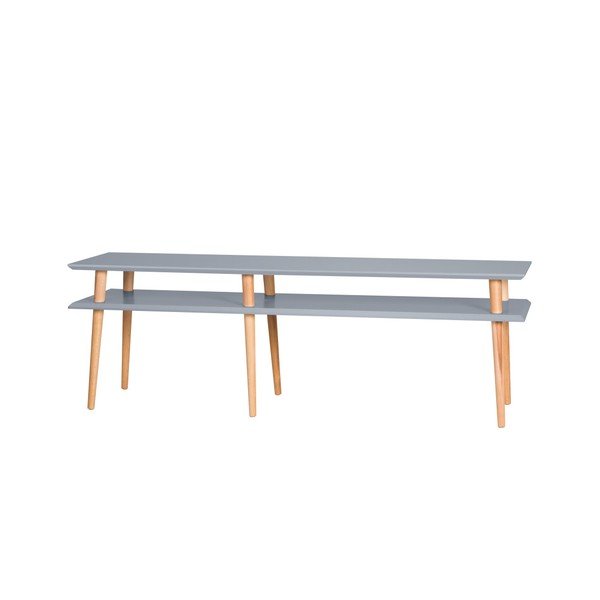 Tavolino grigio scuro Mugo, 159 cm - Ragaba