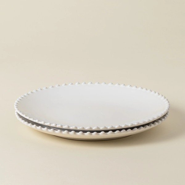 Piatto in gres bianco , ⌀ 28 cm Pearl - Costa Nova-image-2