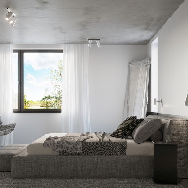 Faretto bianco 8x8 cm Mira – Sollux-image-4