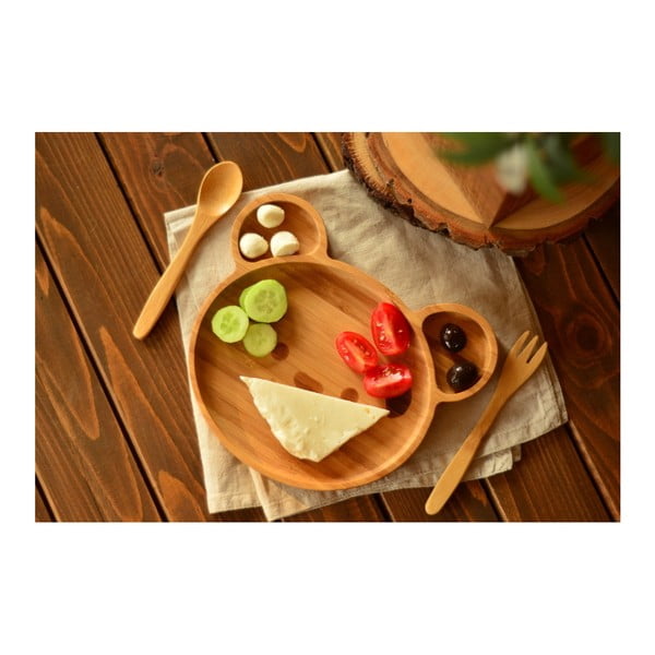 Set da pranzo per bambini in bambù Teddy - Bambum-image-2
