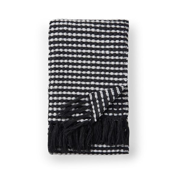 Coperta nera 125x150 cm Stab Stitch – Catherine Lansfield