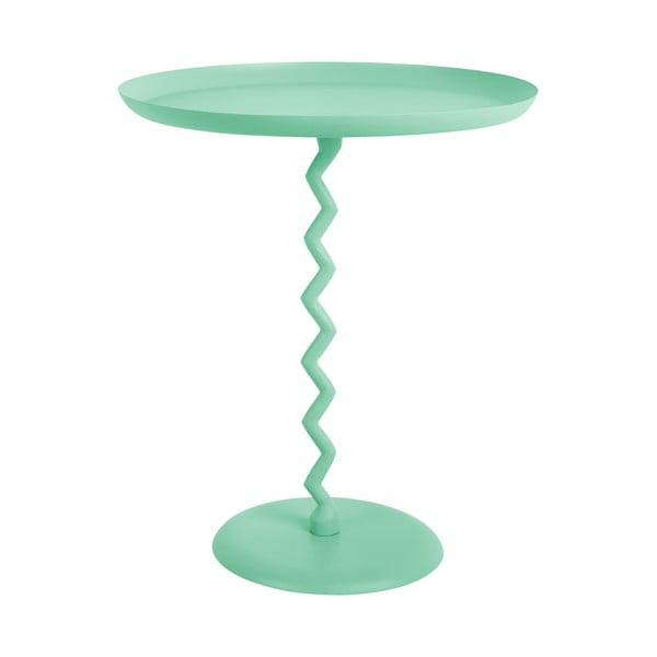 Tavolino rotondo in metallo ø 44 cm Zig Zag – Leitmotiv