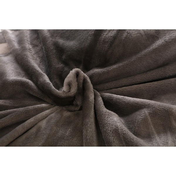 Biancheria da letto singola grigia micro felpata 140x200 cm - My House-image-4