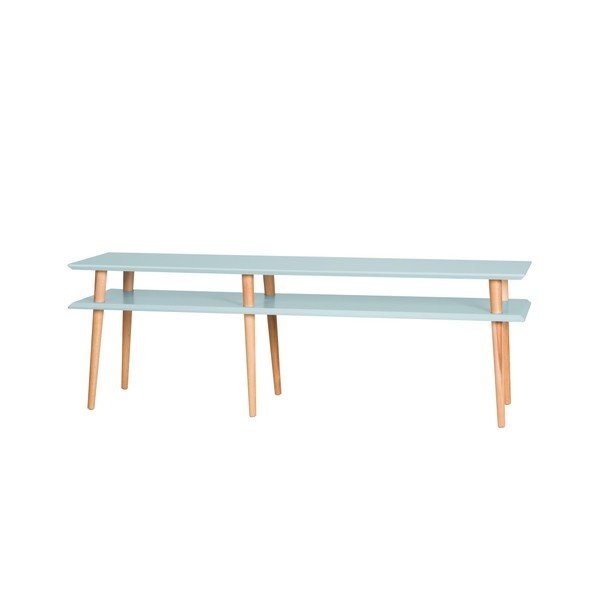 Tavolino turchese chiaro Mugo, 159 cm - Ragaba