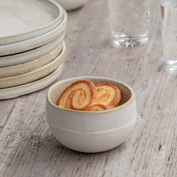 Ciotole bianco-beige in set di 2 pezzi in pietra ø 10 cm Sand Grain - Mette Ditmer Denmark-image-3