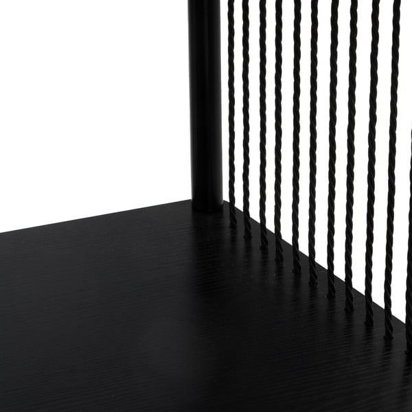 Tavolino da salotto nero 40x80 cm Manila – Casa Selección-image-4