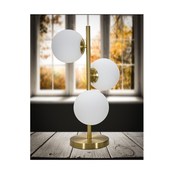 Mauro Ferretti Glamy 3 Luci, lampada da tavolo in oro - Mauro Ferretti-image-1