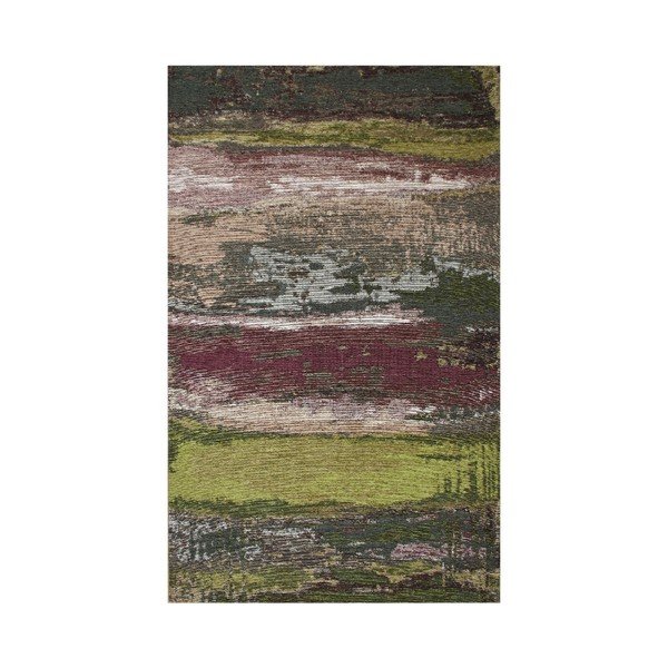 Garida Verde Runner astratto, 80 x 300 cm - Eko Halı
