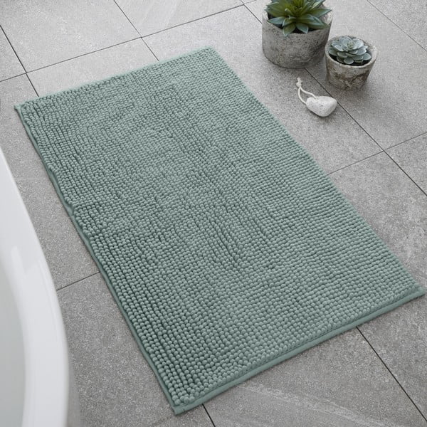 Tappetino per il bagno verde 50x80 cm Bobble – Catherine Lansfield-image-1