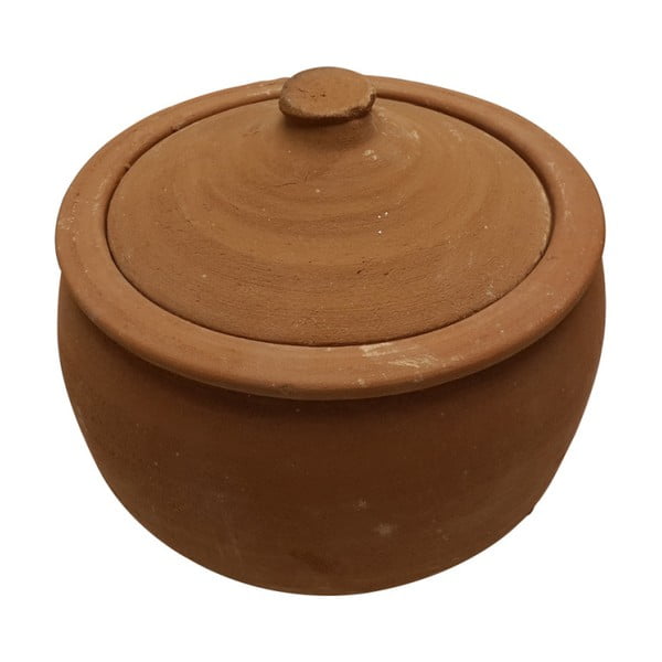 Vaso da portata in argilla cotta Tasev , volume 4 l Ispir - Bambum