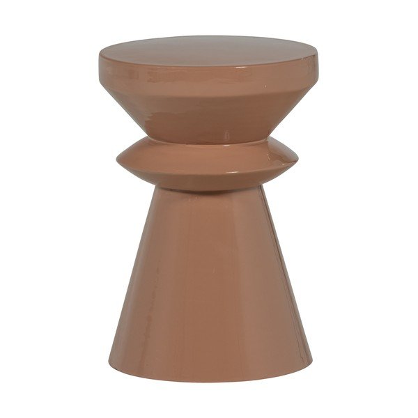 Tavolino in metallo ø 30 cm Fedde – WOOOD