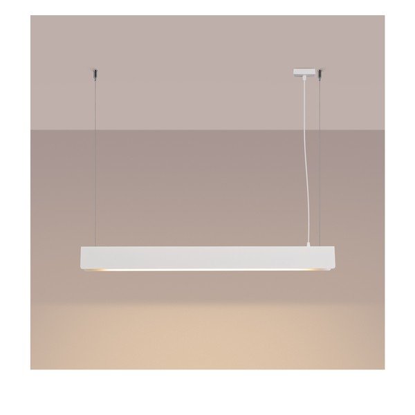 Lampadario LED bianco in metallo Nebula – Sollux-image-1