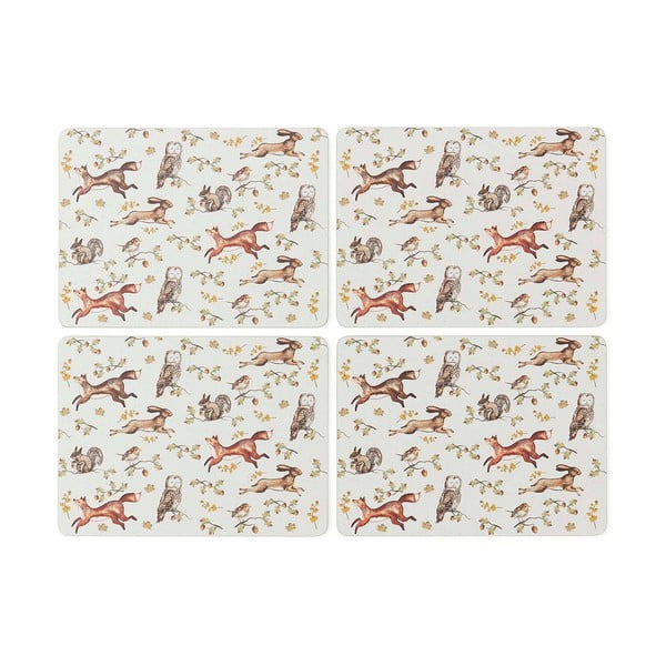 Tovagliette in set in sughero 4 pz 21x29 cm Forest Fable – Cooksmart ®-image-2