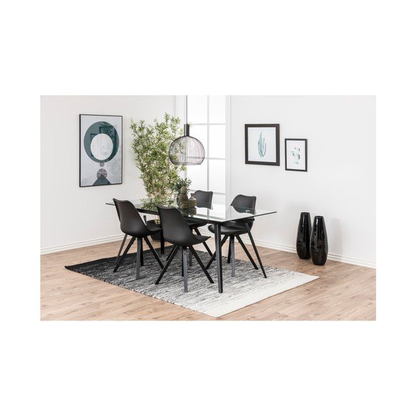 Set di 2 sedie da pranzo nere Dima - Actona-image-1