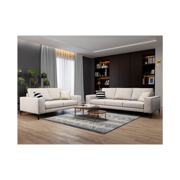 Béžová dvoumístná pohovka Cosmopolitan Design Lugano-image-3