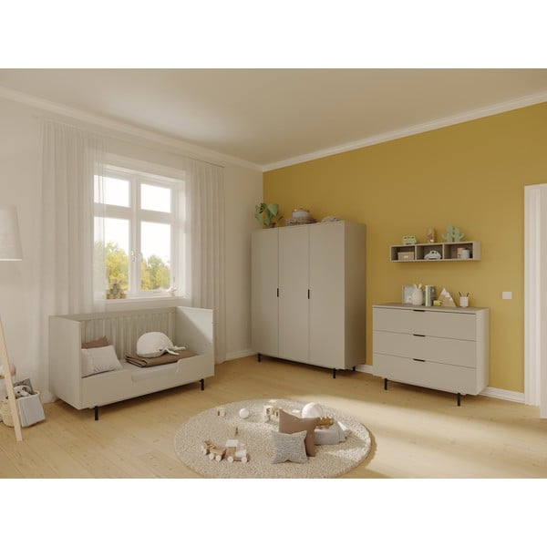 Armadio per bambini grigio 158x190x54 cm Tomino – Germania-image-4