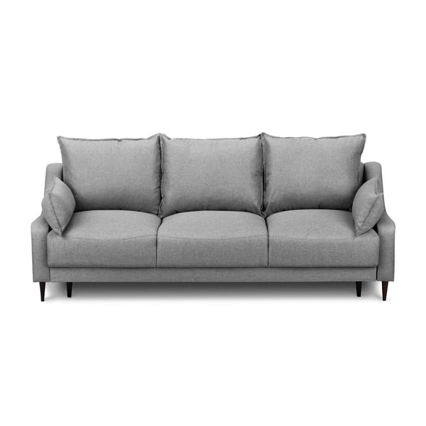 Divano letto grigio con contenitore Ancolie, 215 cm - Mazzini Sofas