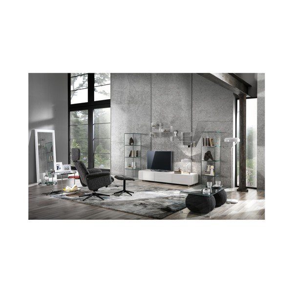 Tavolino in vetro 55x110 cm Cristal - Tomasucci-image-2