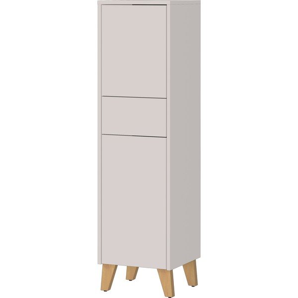 Mobile per bagno color crema opaco alto 33x123 cm Arnea – Germania