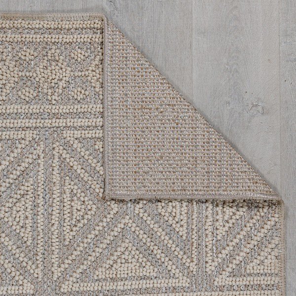 Tappeto grigio/beige lavabile 155x230 cm Lucia – Flair Rugs-image-4