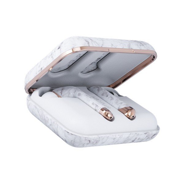 Cuffie wireless in marmo bianco Air 1 Plus In-Ear - Happy Plugs-image-2