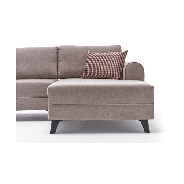 Divano angolare a U beige Belen - Balcab Home-image-4