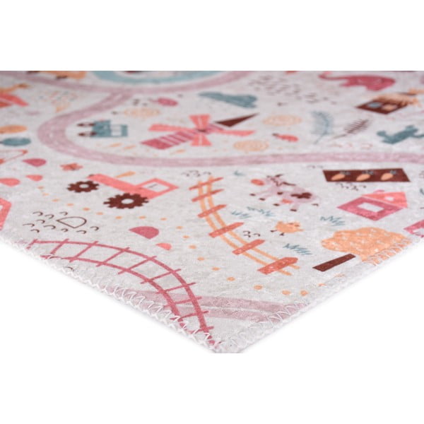 Tappeto per bambini 160x230 cm Pastel Neighborhood - Vitaus-image-3