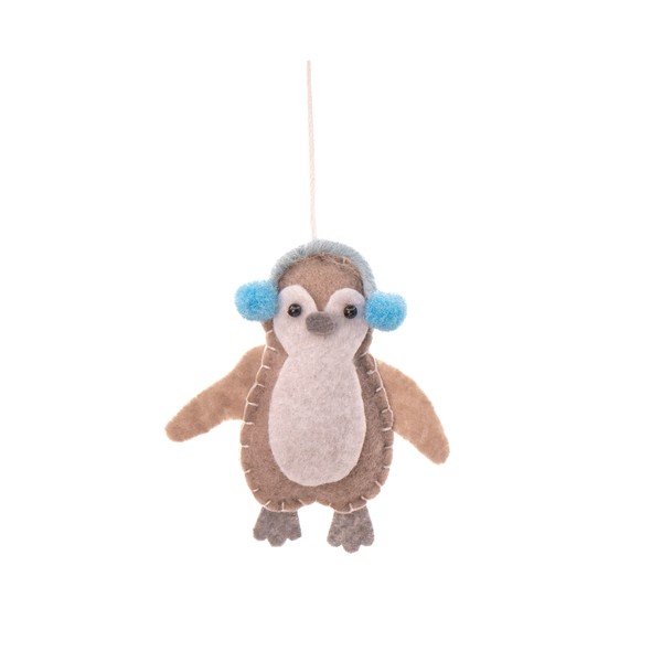 Decorazioni per albero di natale in set in tessuto fatte a mano 3 pz 6 cm Arctic Animals – Sass & Belle-image-1