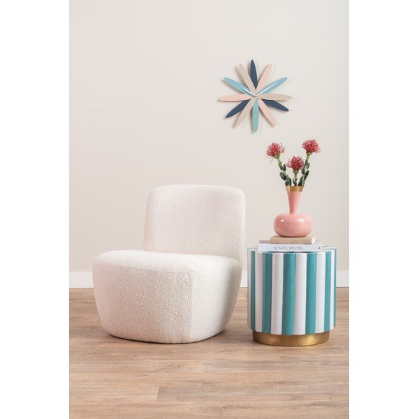 Tavolo rotondo in metallo ø 40 cm Candy Swirl - Leitmotiv-image-1